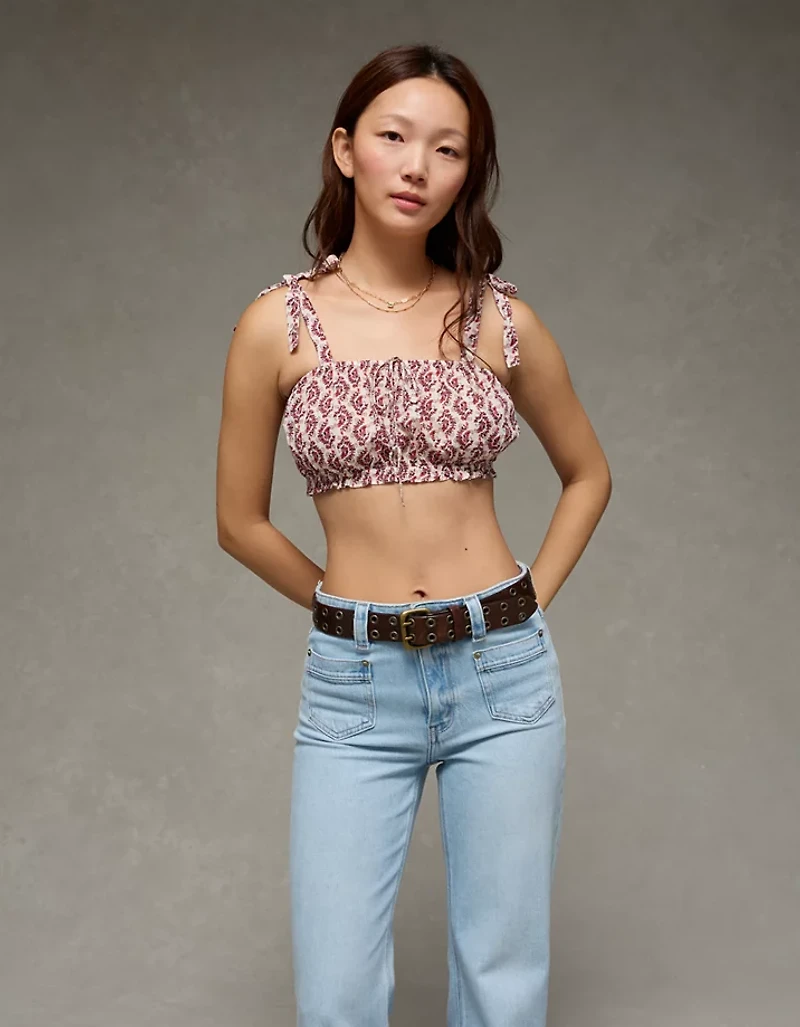 AE Bubble Bra Cropped Tank
