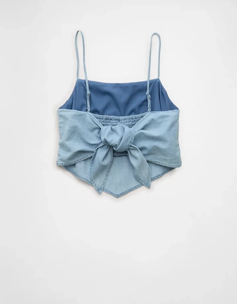 AE Denim Bandana Top
