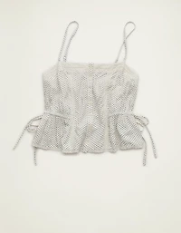 AE Tie-Waist Button-Up Cami