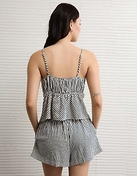 Camisole trois quarts rayée AE