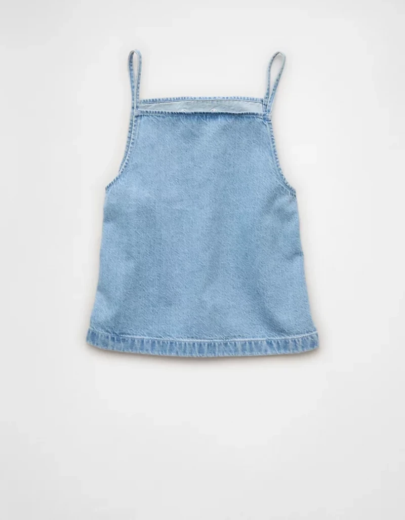AE Embroidered Denim Cami