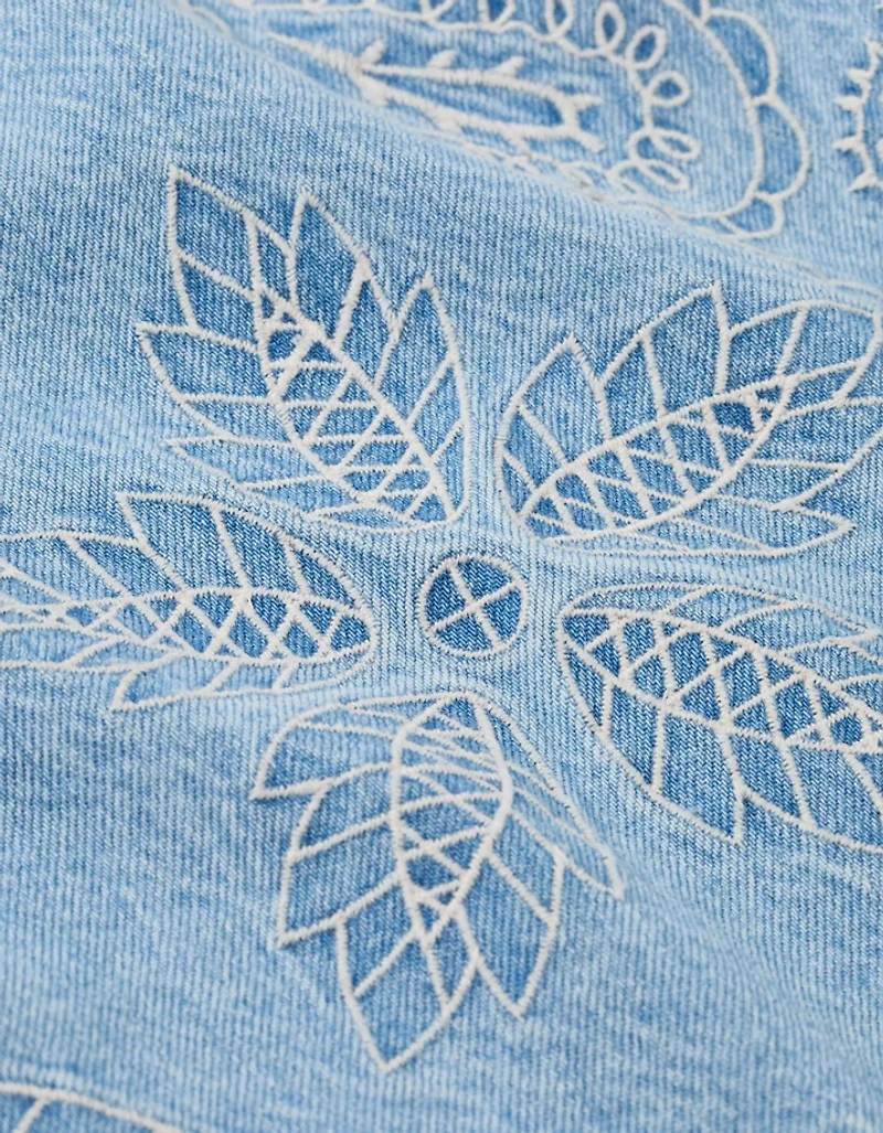 AE Embroidered Denim Cami