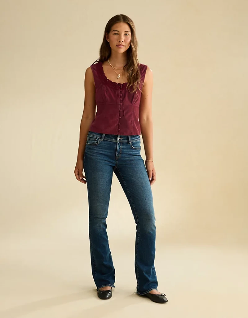 AE Lace-Trim Scoop Neck Tank