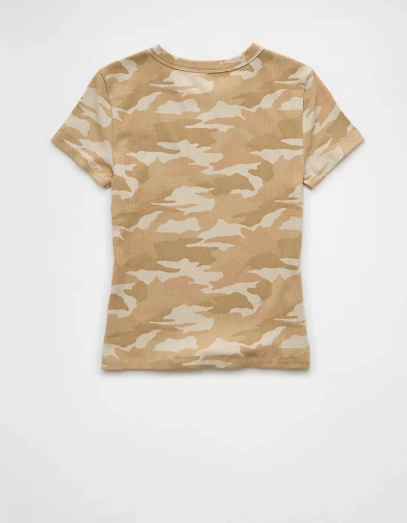 AE Camo Hey Baby Tee
