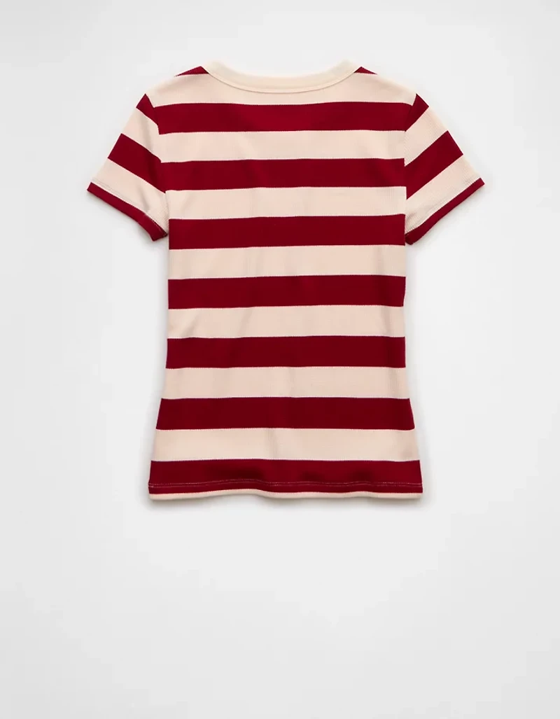 AE Waffle Hey Baby Tee
