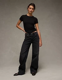 AE Waffle Hey Baby Tee