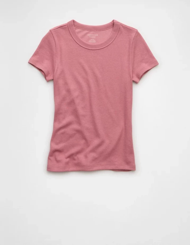 AE Waffle Hey Baby Tee