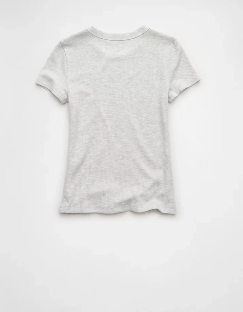 AE Waffle Hey Baby Tee