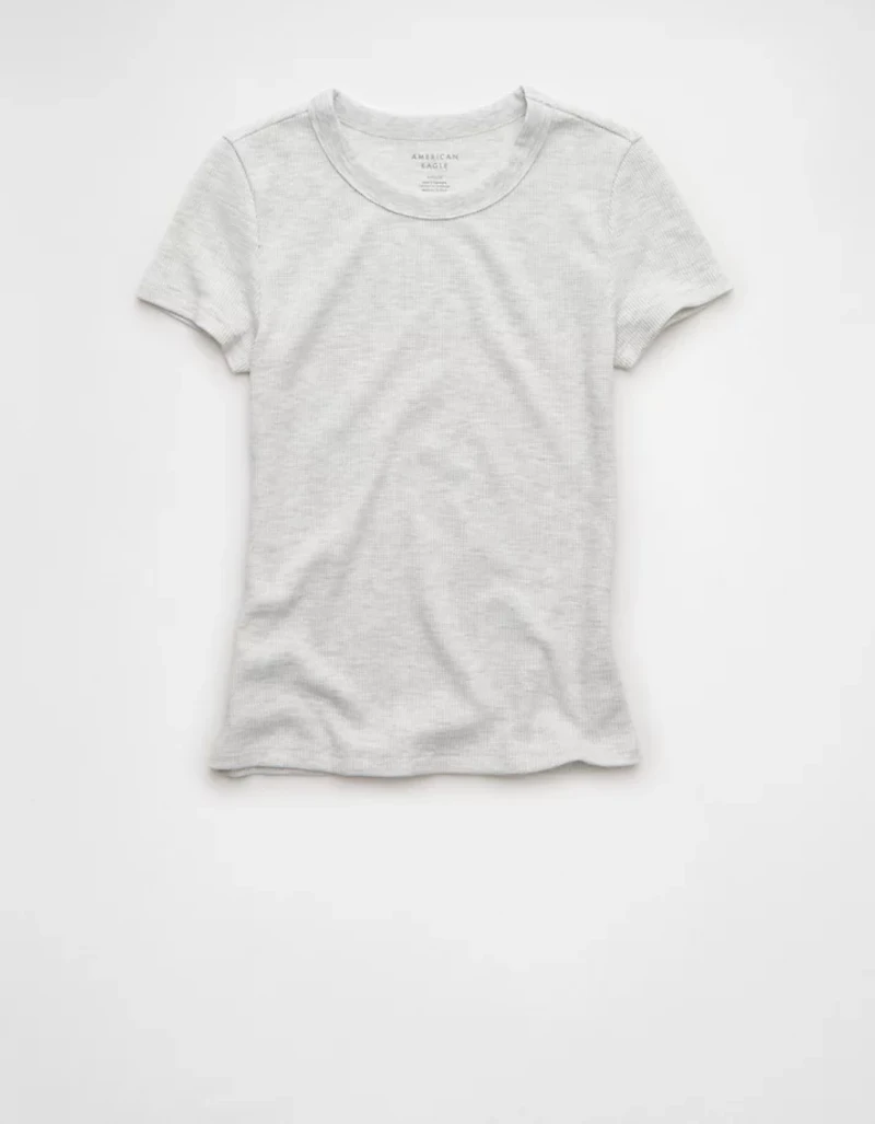 AE Waffle Hey Baby Tee