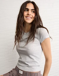 AE Waffle Hey Baby Tee