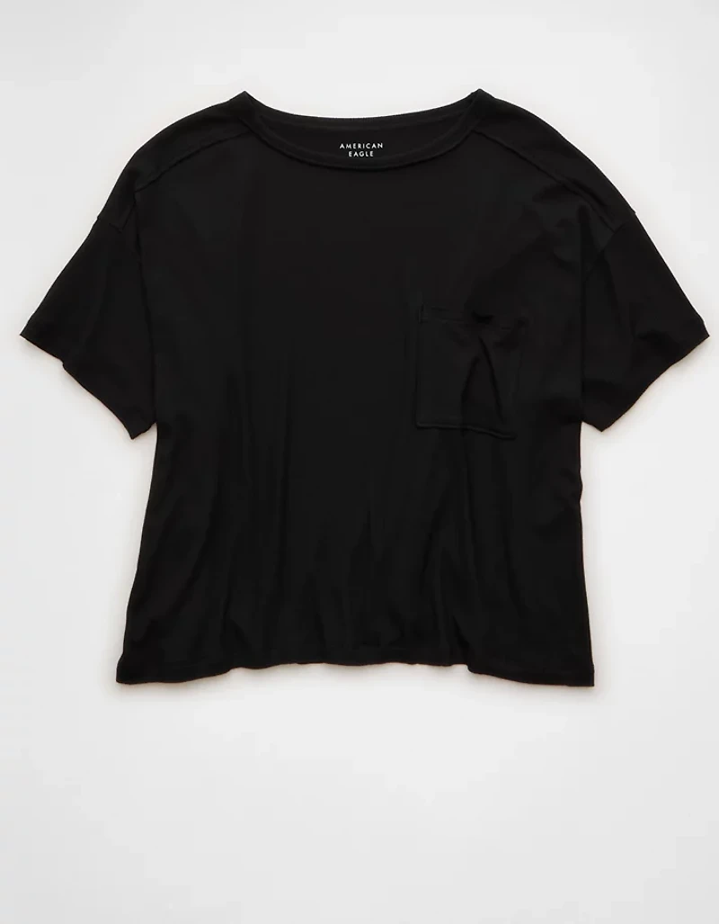 AE Soft & Sexy Ribbed Pocket T-Shirt