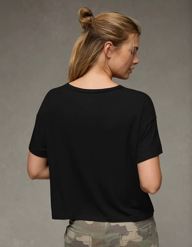 AE Soft & Sexy Ribbed Pocket T-Shirt