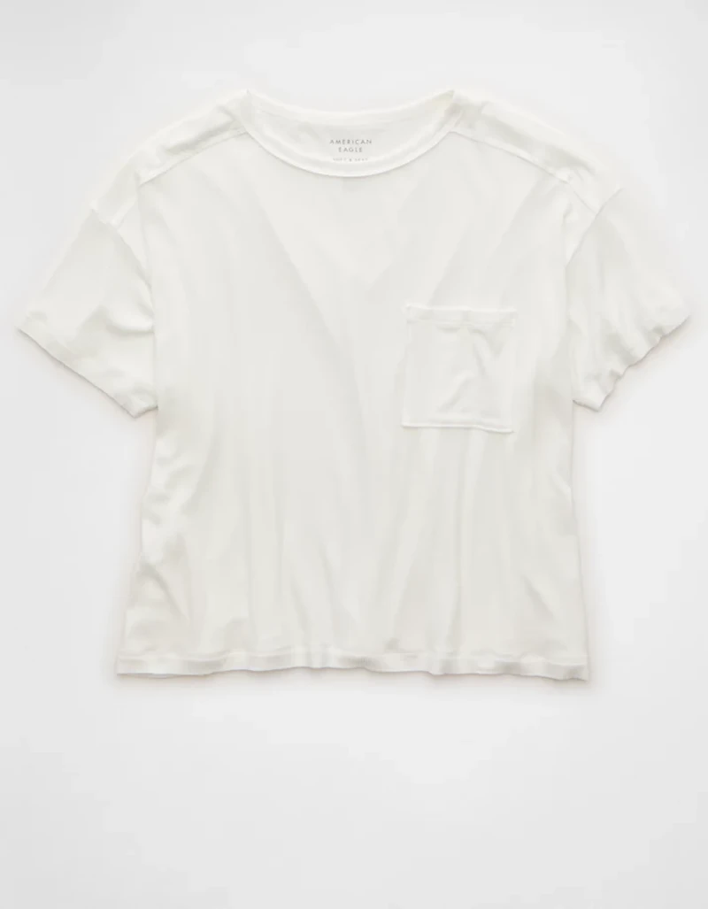 AE Soft & Sexy Ribbed Pocket T-Shirt