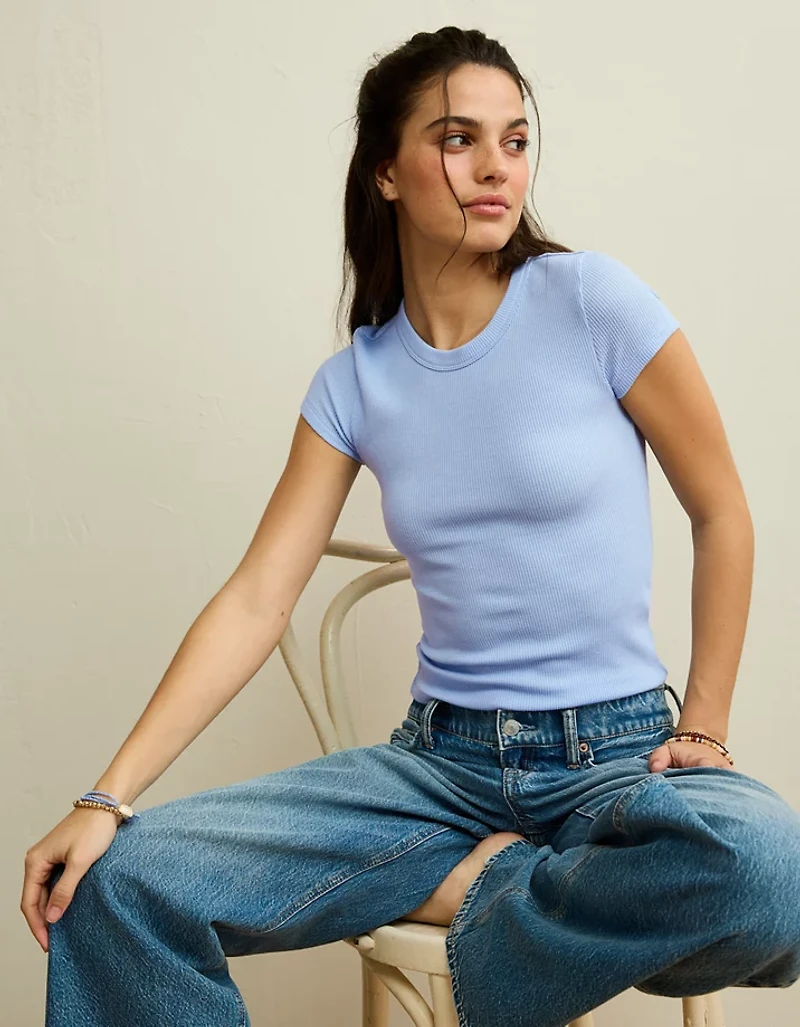 Petit t-shirt gaufré Hé AE