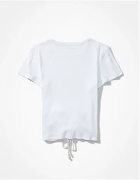 AE Cinch-Front Tee