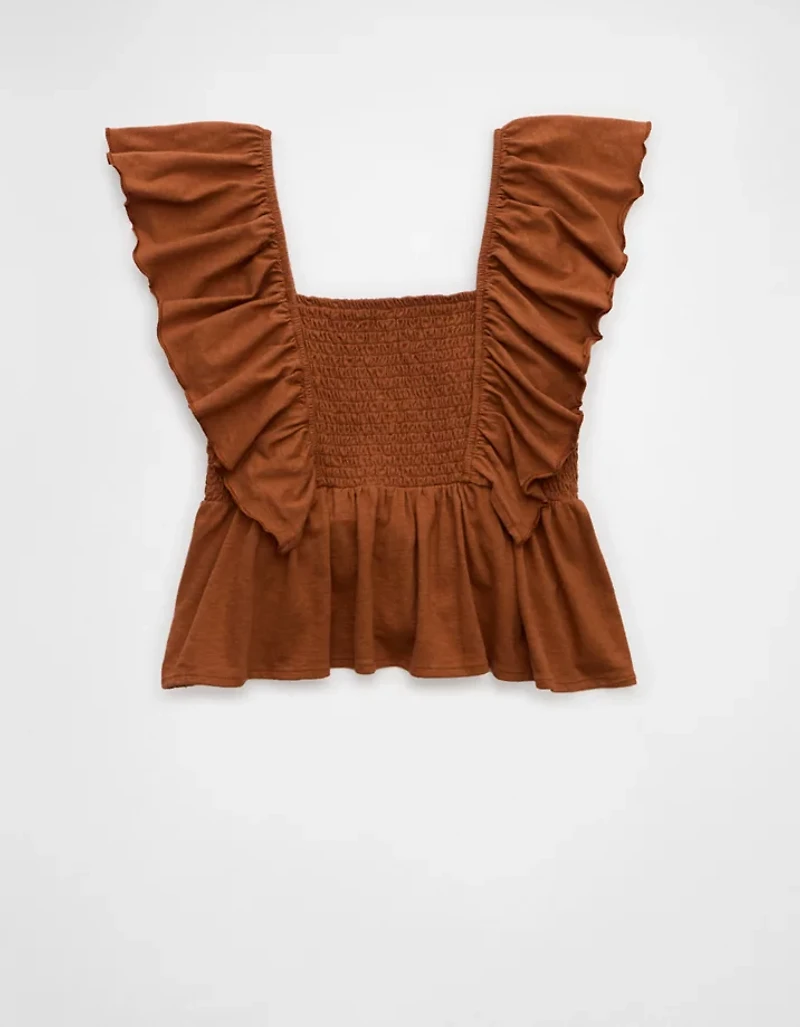 Chemise nuisette en tricot à manches évasées Vive le soleil AE