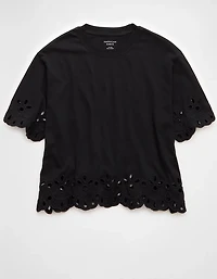AE Boxy Eyelet T-Shirt