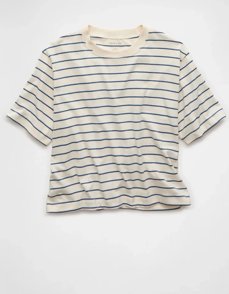 T-shirt droit rayé AE