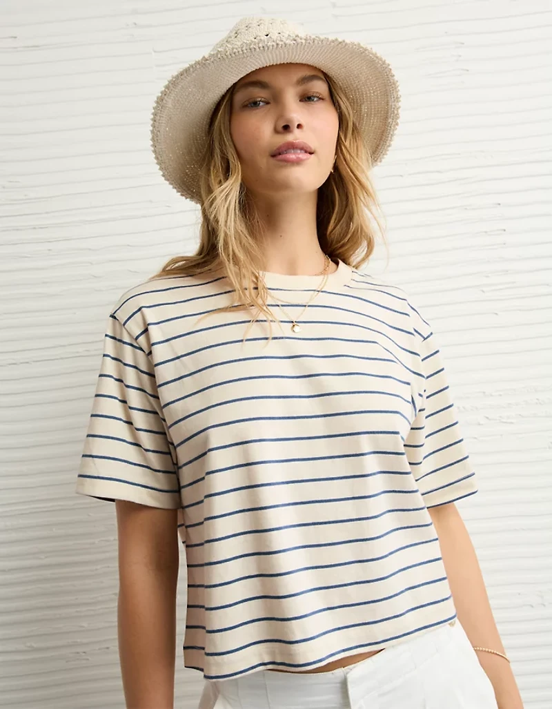 AE Boxy Striped T-Shirt