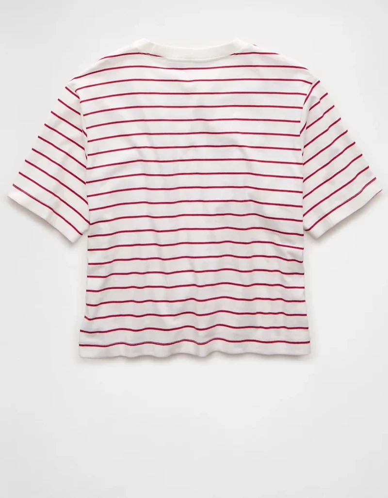 T-shirt droit rayé AE