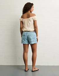 AE Sunchaser Knit Off The Shoulder Swing Top