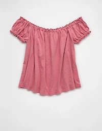 AE Sunchaser Knit Off The Shoulder Swing Top