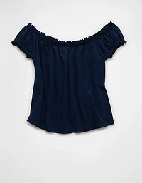 AE Sunchaser Knit Off The Shoulder Swing Top