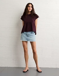 T-shirt nuisette noué au dos en tricot Vive le soleil AE