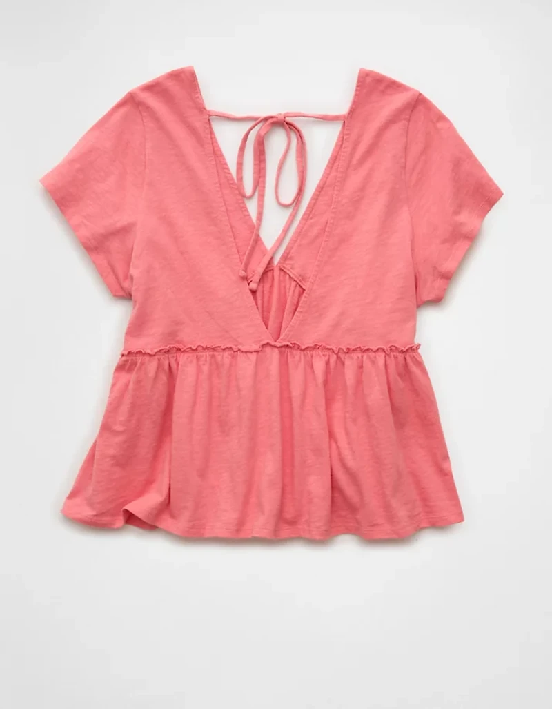 AE Sunchaser Knit Babydoll Swing T-Shirt
