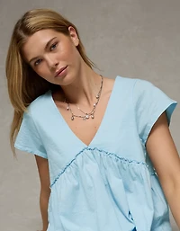 AE Sunchaser Knit Babydoll Swing T-Shirt