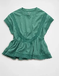 AE Sunchaser Lace Trim T-Shirt