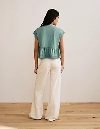 AE Sunchaser Lace Trim T-Shirt