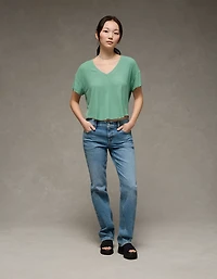 AE Soft & Sexy Ribbed V-Neck T-Shirt