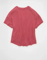AE Soft & Sexy Ribbed V-Neck T-Shirt