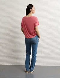 AE Soft & Sexy Ribbed V-Neck T-Shirt