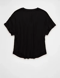 AE Soft & Sexy Ribbed V-Neck T-Shirt