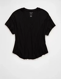 AE Soft & Sexy Ribbed V-Neck T-Shirt