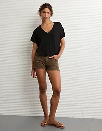 AE Soft & Sexy Ribbed V-Neck T-Shirt