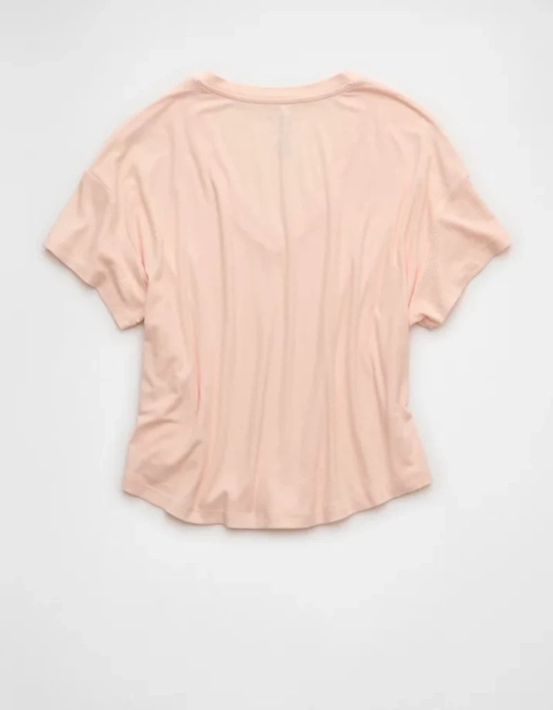 AE Soft & Sexy Ribbed V-Neck T-Shirt