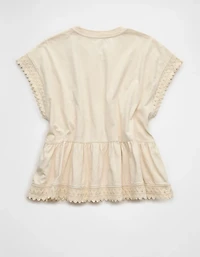 AE Sunchaser Lace Trim T-Shirt