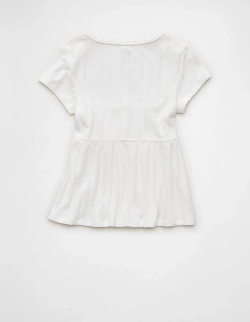T-shirt de style nuisette henley AE