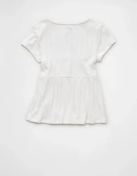 T-shirt de style nuisette henley AE