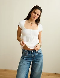 T-shirt de style nuisette henley AE