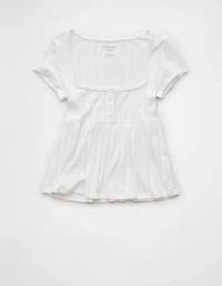 T-shirt de style nuisette henley AE