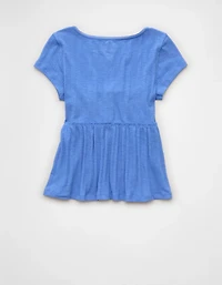 AE Henley Babydoll T-Shirt