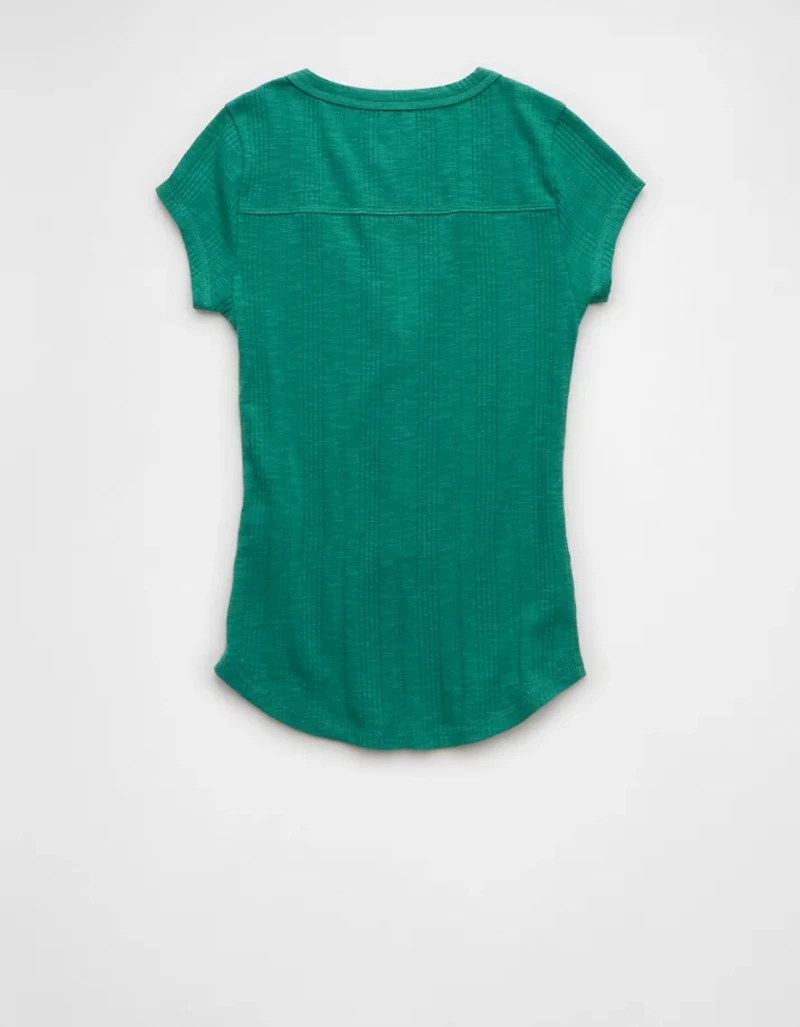 AE V-Neck Henley T-Shirt