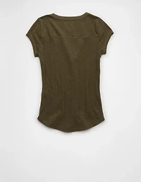 AE V-Neck Henley T-Shirt