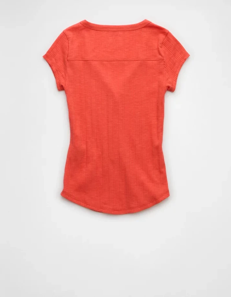 AE V-Neck Henley T-Shirt