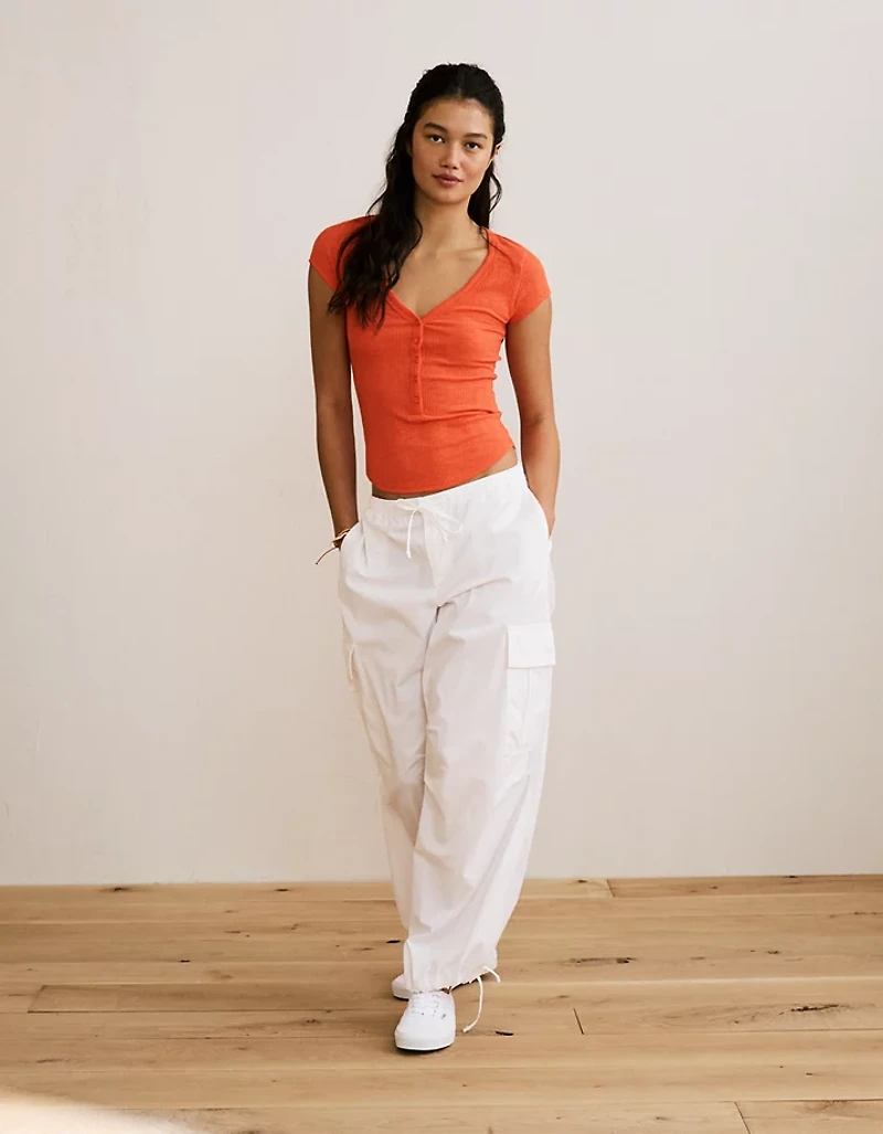 AE V-Neck Henley T-Shirt