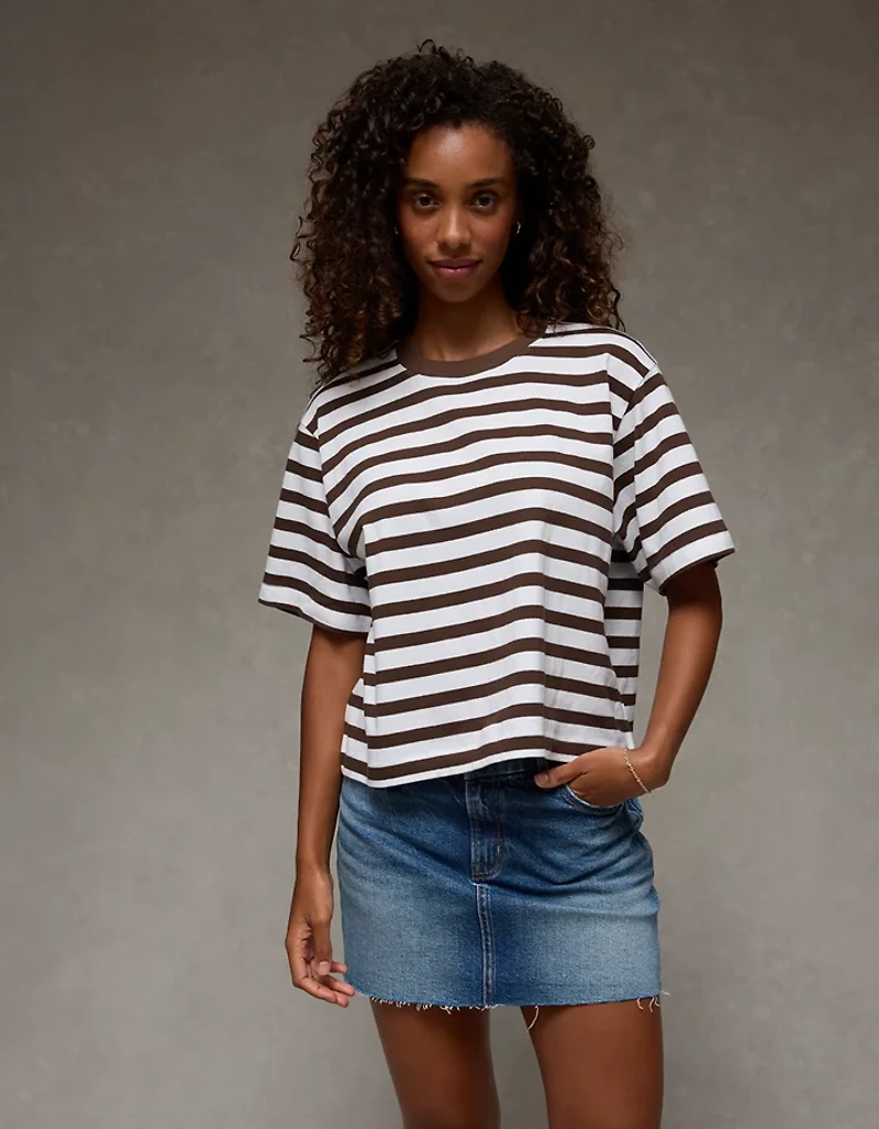 AE Boxy Striped T-Shirt